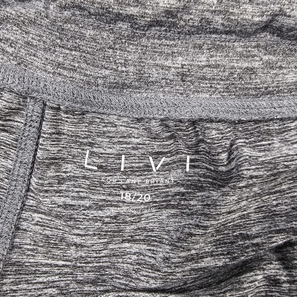 Livi Lane Bryant Active Cargo Joggers Women 18/20 Gray Heathered Space Dye Pants - Picture 8 of 11